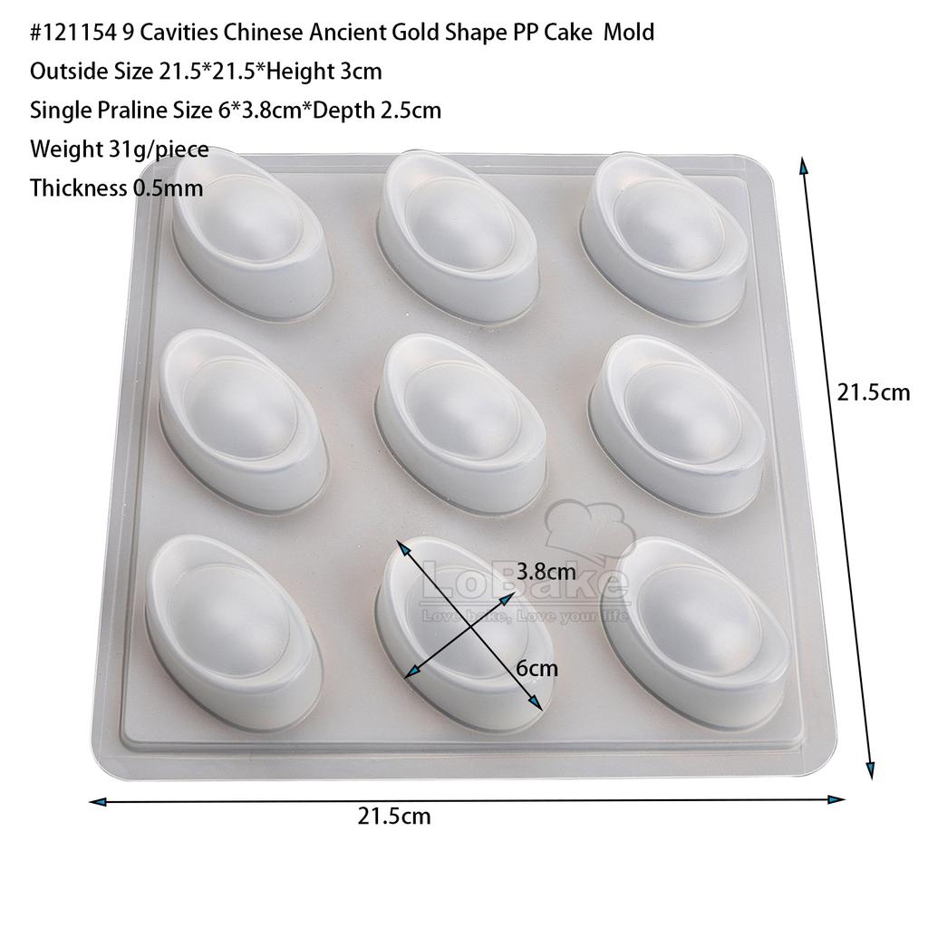 5pcs/Lot Various Chinese Festivals Theme PP Plastic Pudding Molds God of Longevity Ancient Gold Pig Fu Word Lotus Cake Maker DIY
