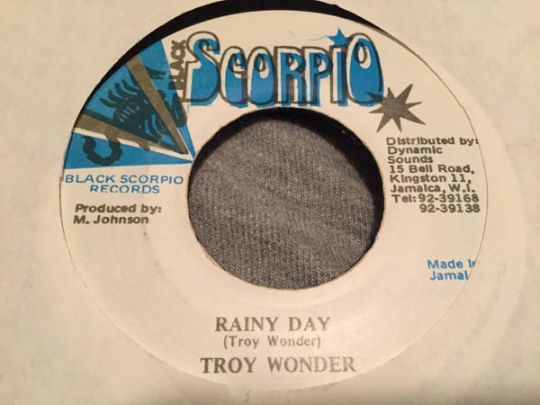 

Пластинка 7 дюймов TROY WONDER Rainy Day NONE Black Scorpio Ямайка Регги Ска Даб Б/у