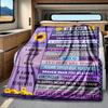 Sunflower Daughter Blanket Personalized Name Soft Comfortable Stylish Blanket Car Blanket Perfect For Travel Camping Outdoor Home Suitable For All