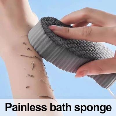 Reusable Bath Scrubber Gentle Skin Scrubber with Lanyard Efficient Exfoliation Dead Skin Remover