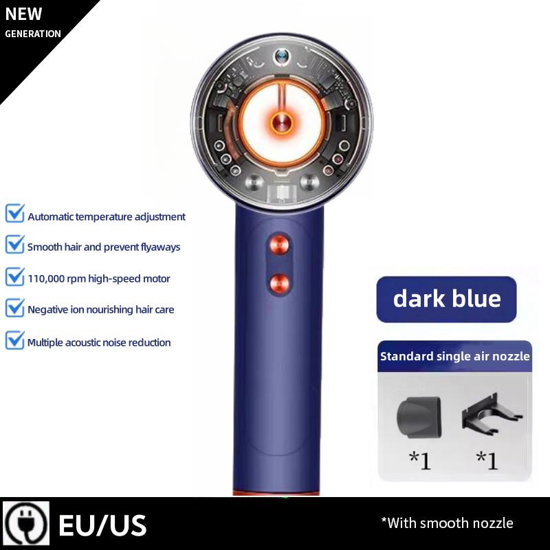 

Мощный фен без листьев 220 В, быстросохнущий бытовой фен с отрицательными ионами, аксессуары для фена с отрицательными ионами EU