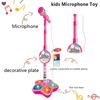 Kids Microphone with Stand Boys Girls Rocking-Roll Microphone Karaoke Song Music Instrument Toys Educational Toy Birthday Gift