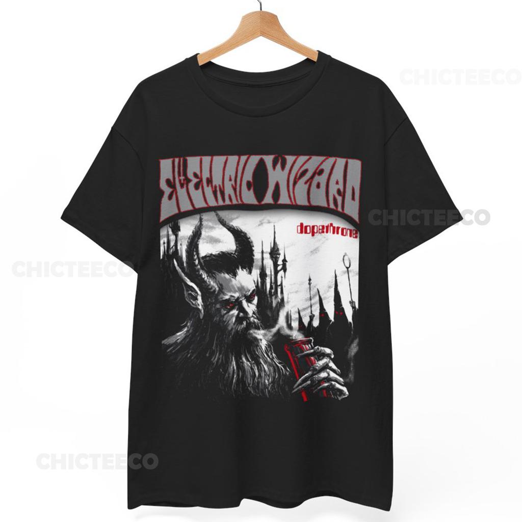 26 Electric Wizard Maglietta Dopethrone Doom Metal Cult Album Regalo Unisex T-shirt Tutte le Taglie T-shirt Unisex