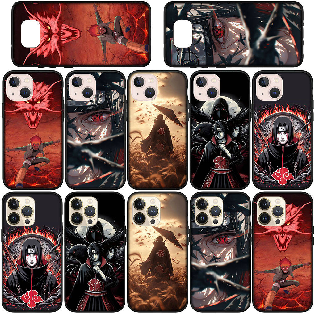 Phone Case for iPhone 17 15 16 Plus Xiaomi Poco X7 X6 F8 F7 C85 C75 C71 Redmi Note 14 12 11 13 Pro Max A4 14C 13C 15C Itachi Might Guy Narutos Coque
