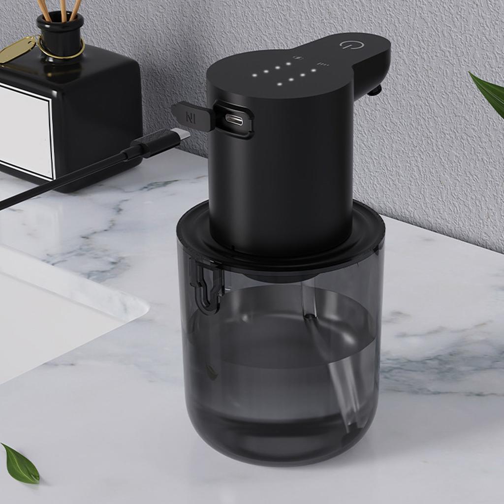 Automatisk skummende håndsåpedispenser Skrivebord Veggmontert Berøringsfri 4 Innstillinger Skummende Såpe