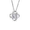 Four-Leaf Clover Diamond Pendant Zircon Necklace - Fashionable Short Clavicle Chain