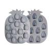 Fruit Shaped Ice Molds Tray Set, Pineapple Silicone Molds for Cocktails Ice, Jelly, Chocolate and Party Dessert Prep
