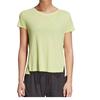 adidas T Shirts Women's Green Crew Neck Moderate Straight Fit CF4440