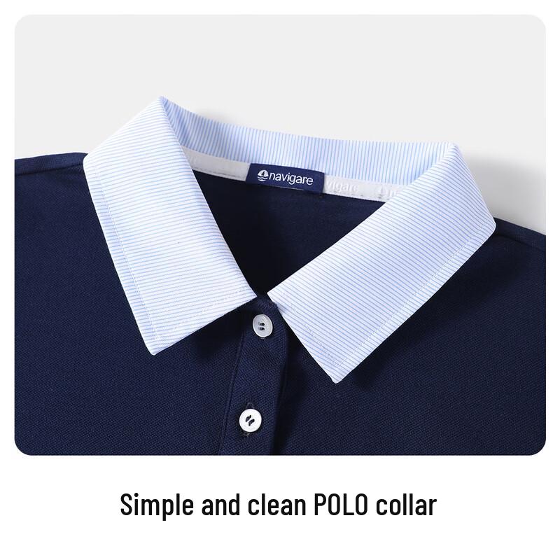 Navigare Girls' Classic Short-Sleeve Polo Shirt