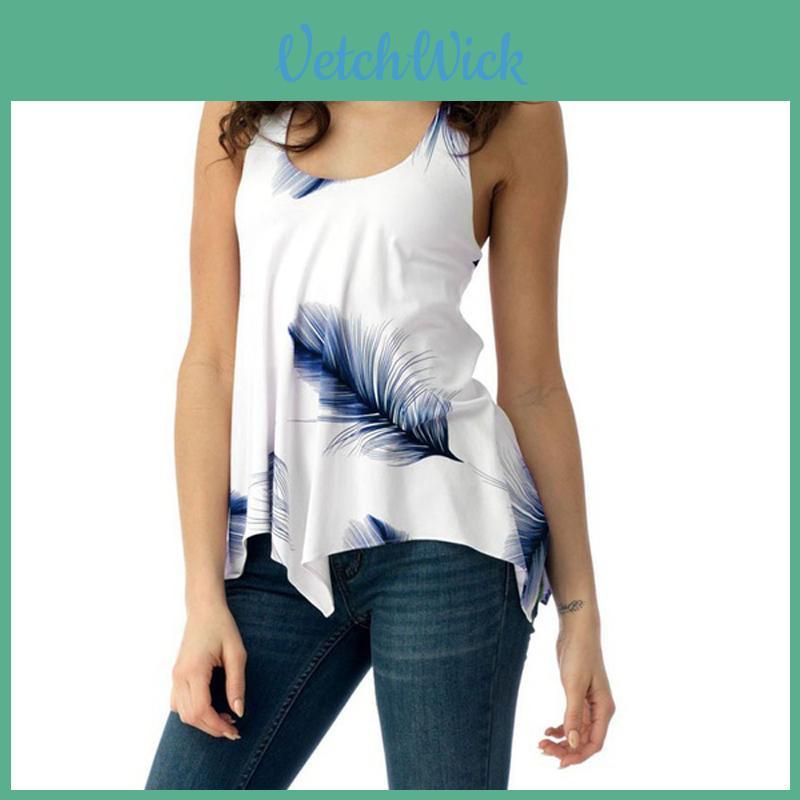 Elegant Women's Fashion Off Shoulder Tops With Spaghetti Strap And Floral Print