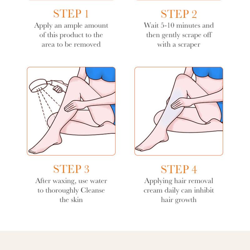 VC Hair Removal Cream 60g SADOER Vitamin C Hair Removal Is Not Irritating