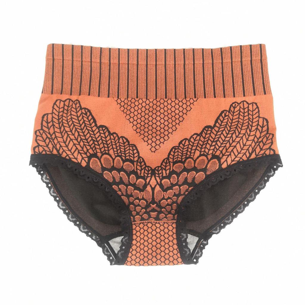 Second Generation High Waist Tummy Control Pants with Lace and Graphene - Plus Size Butt Lifting Underwear.