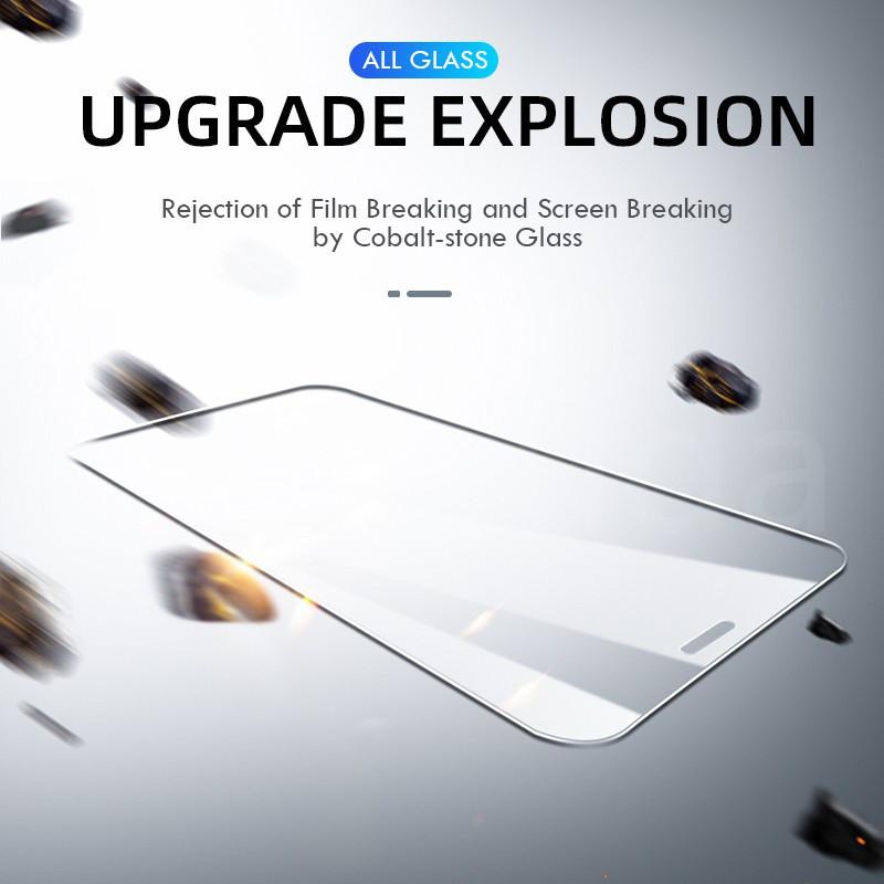 Full Coverage Tempered Glass for IPhone 16E 16 15 14 13 12 11 Pro Max 14 15 16 Plus 17AIR