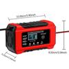 Digital Display Screen Suitable for Lead Acid Batteries 12V6A Intelligent EU Plug Reverse Protection Car/Motorcycle Charger Smart Battery Charger