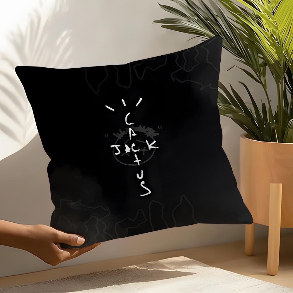 Legendary Rapper T-Travis Scott Pillow Case Linen Cushion Covers For Decorative Sofa Home Pillows Case Car Chair Pillows Cases