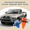 100 Pcs Fender Flare Clips Molding Retainer Clips For Toyota 4Runner, FJ Cruiser, Highlander, RAV4, Tacoma - Push Door Trim Fastener - Replace OEM: