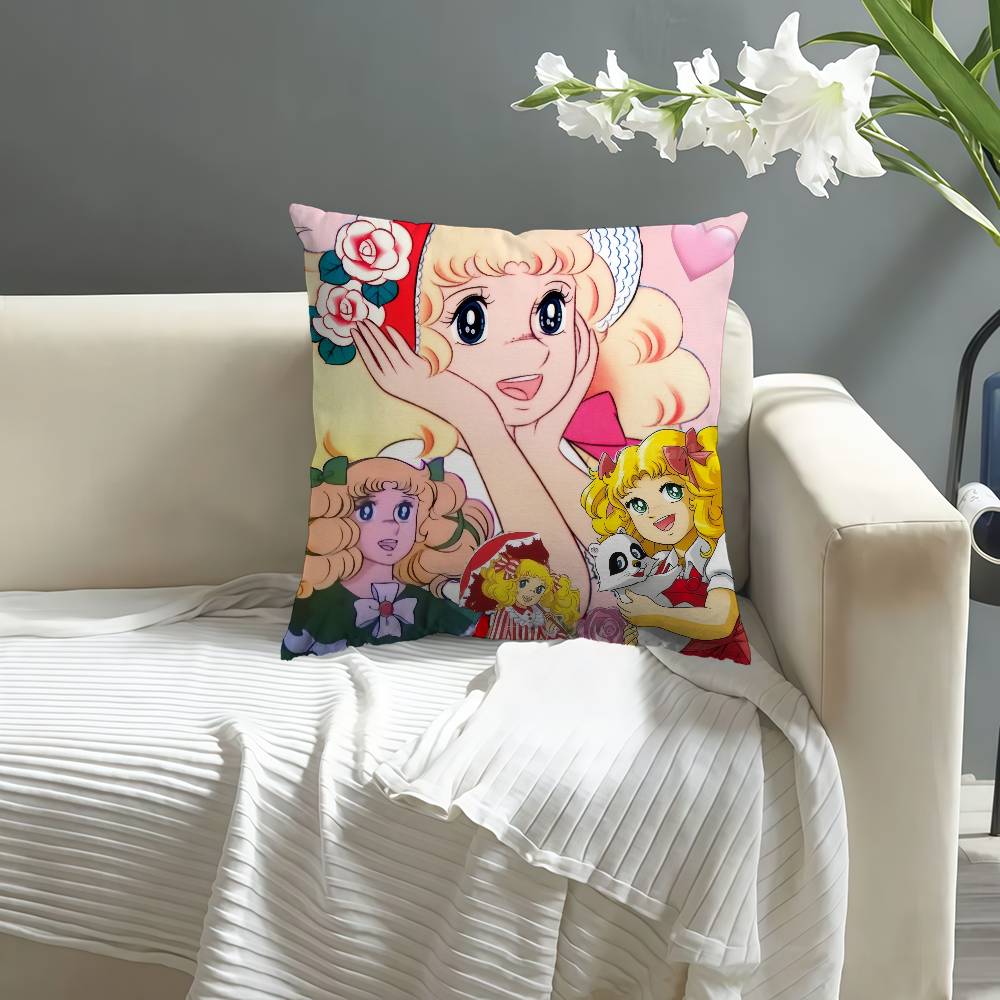 Anime Candy Candy Cushion   Cushion Cover Car Throw Pillow Case For Sofa Car Christmas Gift