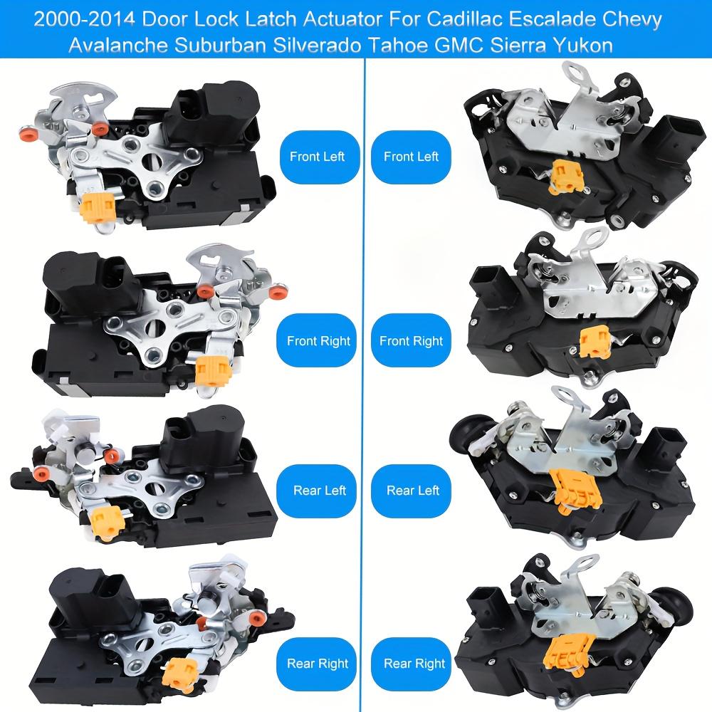 Front Rear Left Right Door Lock Latch Actuator For 00-14 Cadillac Escalade Chevy Silverado Suburban Tahoe GMC Sierra Yukon