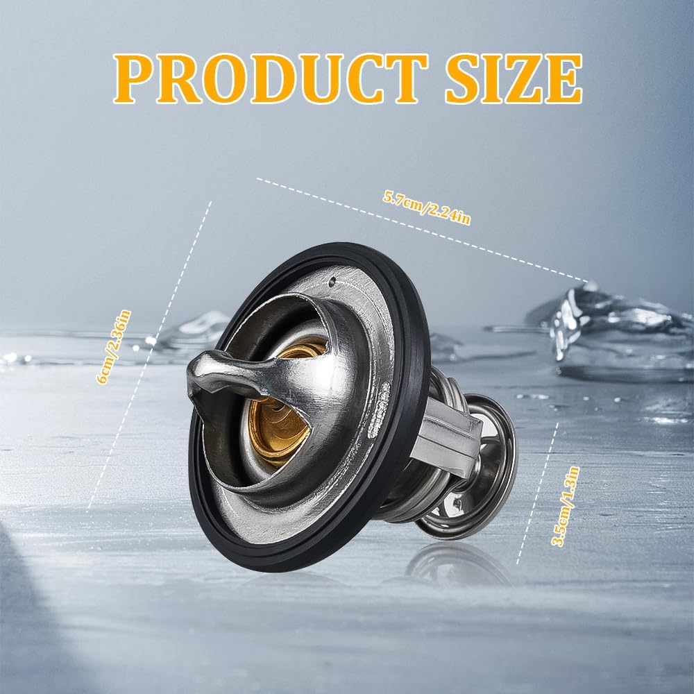 Car Thermostat, High Performance Automotive Replacement Engine Thermostat With Gasket, Auto Engine Coolant Thermostat Compatible With Honda Civic CRV