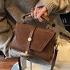 Portable small bag women 2025 new retro high-end small square bag large capacity shoulder messenger bag