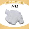 -Shirt Top for Female Dolls, Short Articulated Figures, Made of Quality Material, Suitable