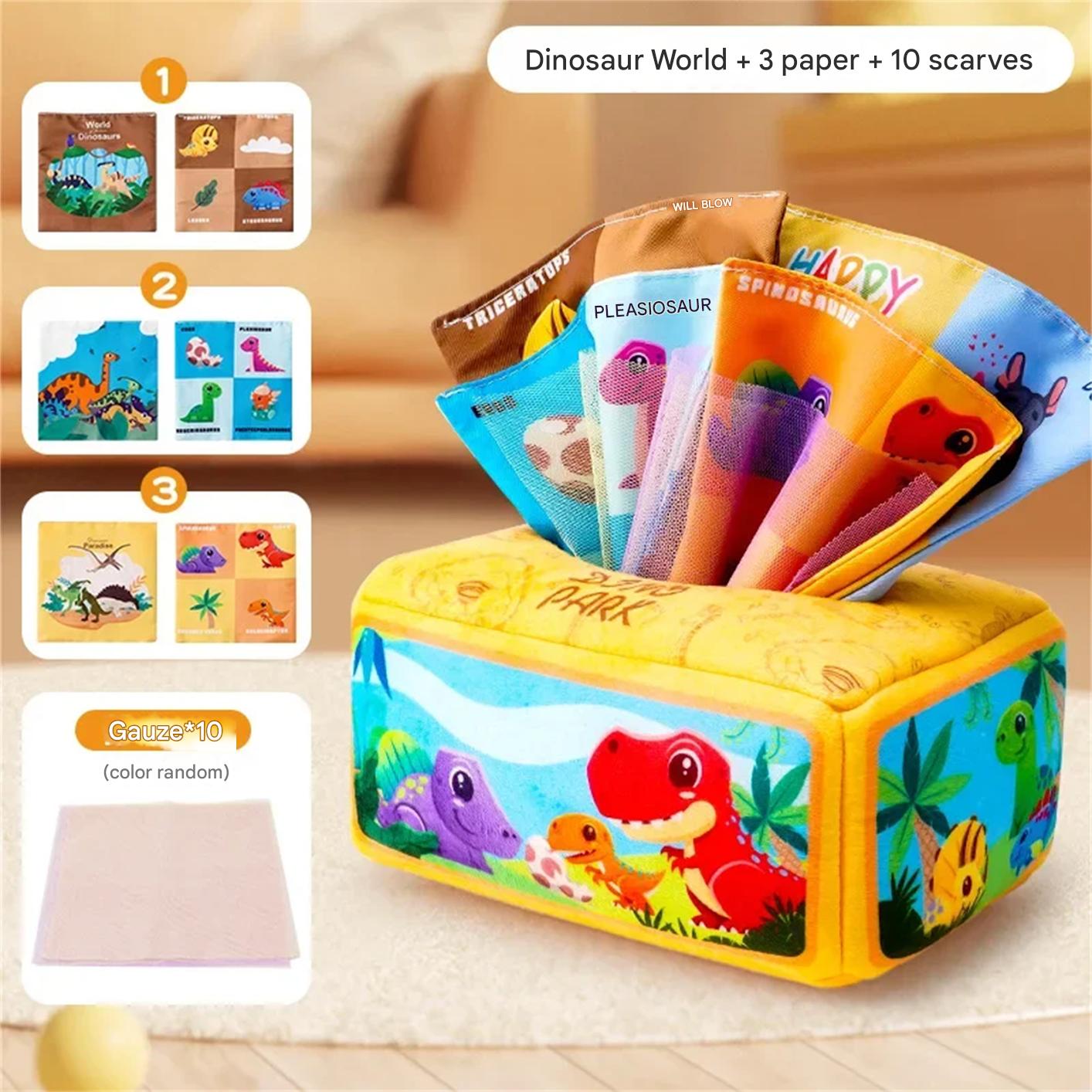 

Детские игрушки для рисования бумажных полотенец, разрывающих коробки с салфетками, детские головоломки, раннее образование, детские тканевые развивающие игрушки для обучения one size жёлтый