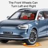 1/24 Die Cast Alloy Car Model, AITO M9, Detachable Wheels, Rubber Tires, Light Music Car, SUV, Children's Birthday Gift