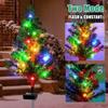 Solar Christmas Tree Garden Stake Light Waterproof Outdoor Christmas Decorations Solar Xmas Christmas Lights for Garden Decor