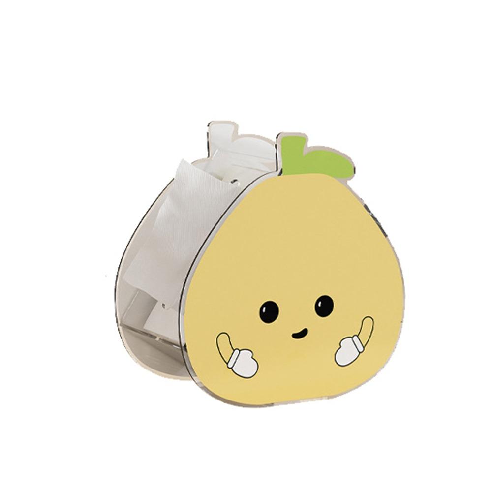 Craft Cartoon Tissue Box Fruit Shape Plastic Paper Box Funny Exquisite Napkin Storage Box Bathroom