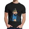 Algodão Natural Capitão Haddock As Aventuras de Tintim Camiseta Design Unissex Moda Lazer O
