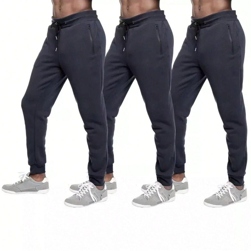 Hot-selling Niche Solid-color Casual Pants Men's 1111 New Sports Sweatpants Fitness Running Long Pants