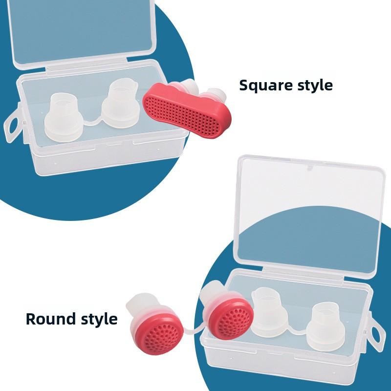 Nouveau Respirateur en Silicone, Congestion Nasale, Respirateur, Congestion Nasale, Dispositif d'Allaitement, Ventilateur de Sommeil, Pince Nasale, Version Améliorée
