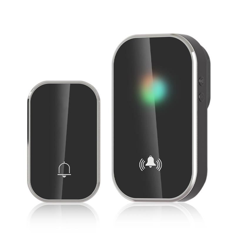 Wireless Doorbell Kit Digital Music Door Chime Remote Control Home Intercom System Easy Installation Plug In Transmitter Receiver One Size