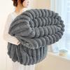 Blanket Soft and Comfortable Faux Rabbit Hair Reversible Blanket Thermal Fleece Blanket Nap Blanket Air Conditioning Blanket Office Outdoor Camping