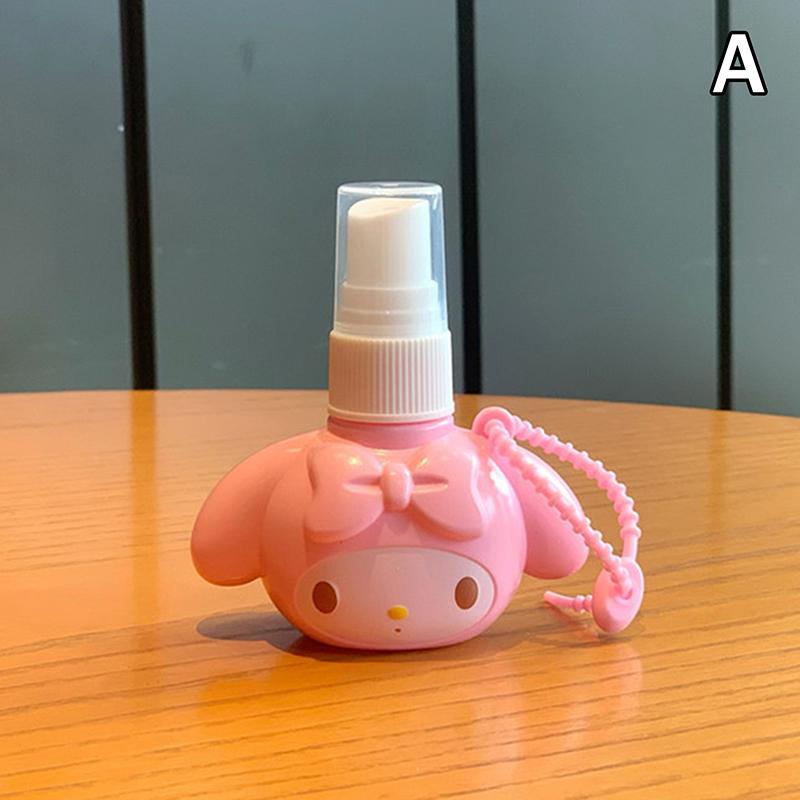 50Ml Portable Spray Bottle Keychain Holder Sanrio Alcohol Disinfection Sub-Bottling Mosquito Repellent Divided Into Bottles
