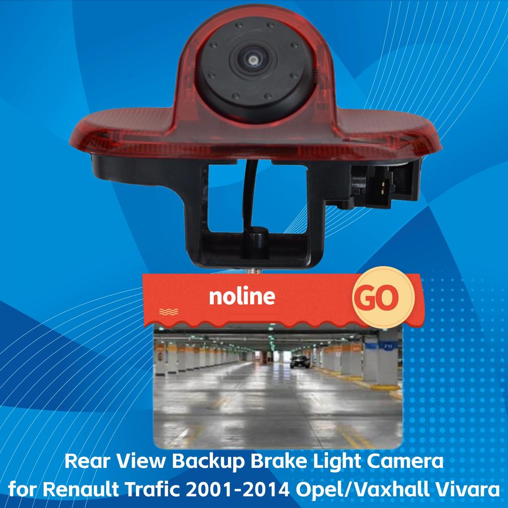 No Parking Line Night Vision Rear View Backup Brake Light Camera for Renault Trafic 2001-2014 Opel/Vaxhall Vivara
