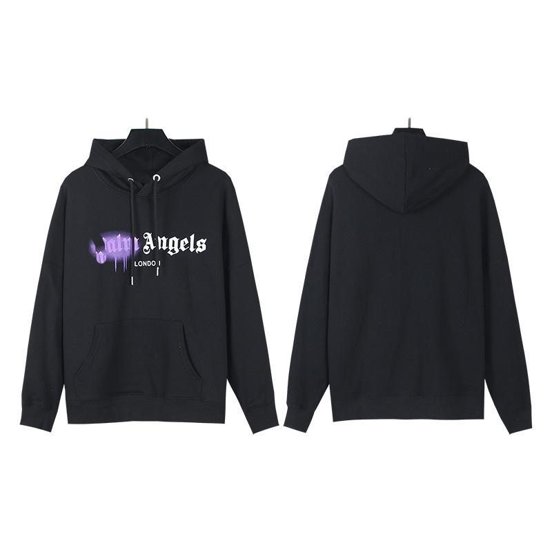 2024 Unisex Autumn/Winter Palm Angel Letter Print Pullover Hoodie