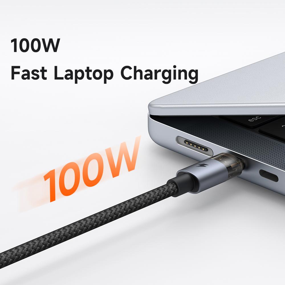 MCDODO CA-7260 1.2m USB A + USB C to USB C + Lightning + Micro Fast Charging Cable with Indicator Light