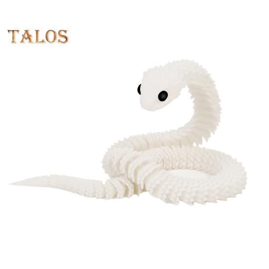 

Фигурка змеи, напечатанная на 3D-принтере, подвижные суставы, фигурка змеи, светящаяся в темноте, шарнирная модель животного, игрушка, украшение для домашнего офиса, рабочего стола, орнамент 60cm