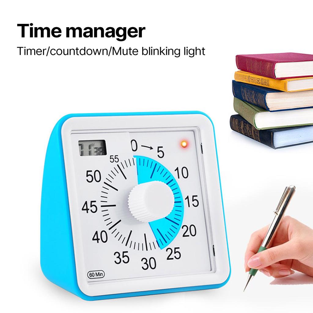 Visual Clock Kitchen Timer Cooking Timer Plastic Material Visual Timer Perfect for Cooking Sleeping Outdoor Activities