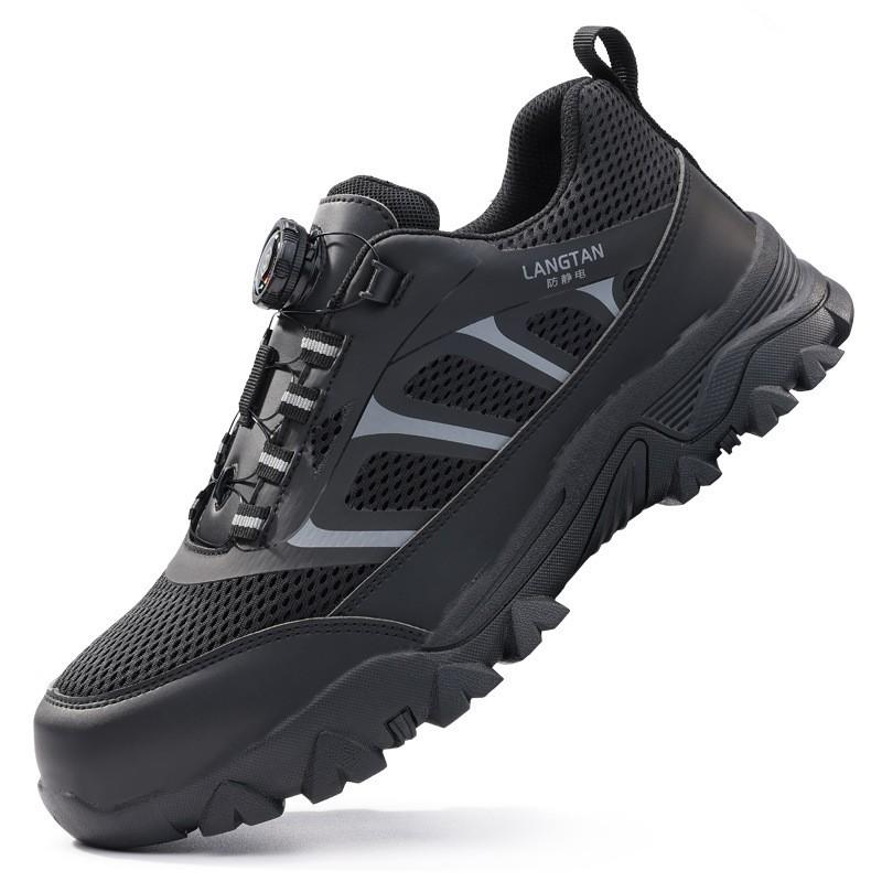 Mens Safety Work Boots Steel Toe Anti-Static Puncture Resistant Lightweight Comfortable Construction
