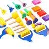 Kids' Painting Sponge Brush Set - 4 Mushroom Stamp Tools for Finger Painting Graffiti