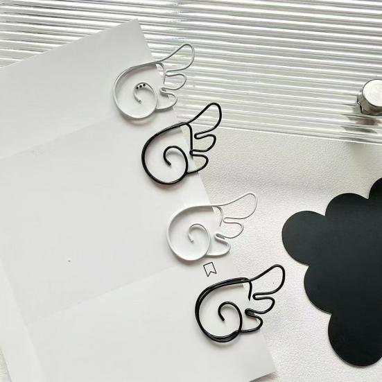 Office Document Organizers Angel Wings Decorative Paper Clips, Durable Metal Stationery Cute Planner Accessories Portable Bookmarks for And