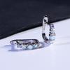 Barevný zirkon 925 Sterling Silver Náušnice Cubic Zirconia Vlastní módní šperky Dámské náušnice