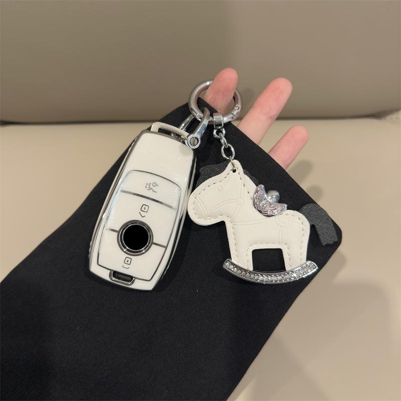 TPU Car Key Case Cover Shell Fob For Mercedes Benz A C E S G Class GLC CLE GL CLA GLB GLS W177 W205 W212 W213 W463 W222 X167 AMG