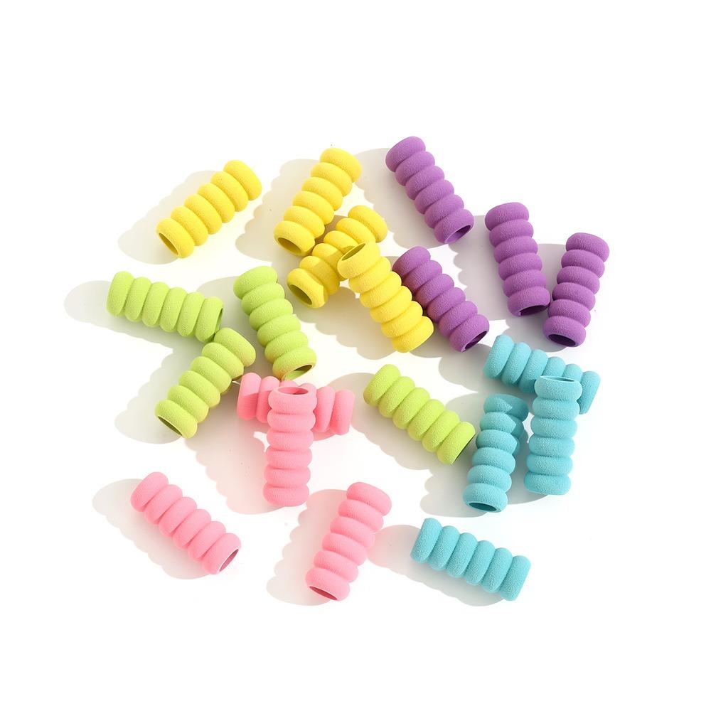 10pcs Sponge Pen Gripper Ergonomic Anti-slip Pen Grip Hand Protection Pen Sleeve  Students