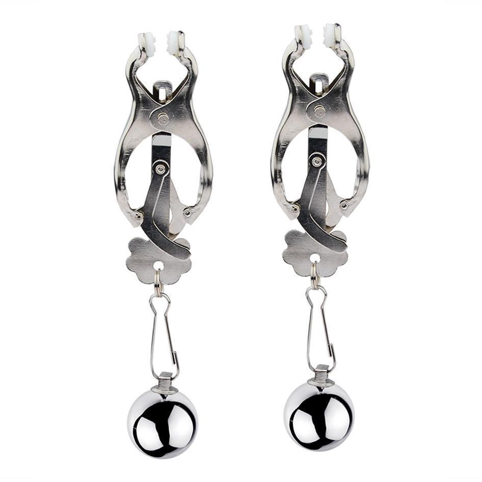 Butterfly Nipple Clamps Heavy Duty - Powerful Clitoris & Breast Stimulation Tools