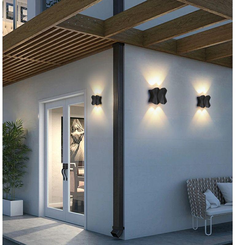 Nordic Minimalist Wall Lamp - Creative Indoor/Outdoor Waterproof Fixture for Bedroom, Living Room, Staircase, Corridor, and Courtyard.