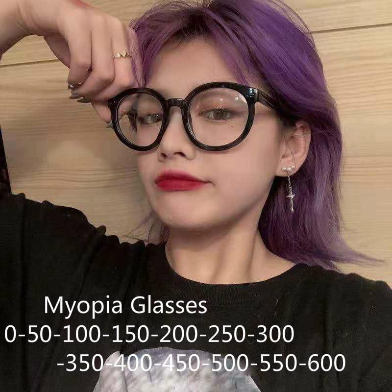 

Мода очки Анти-голубой свет близорукость очки круглые рамки0-50-100-150-200-250-300-350-400-450-500-550-600