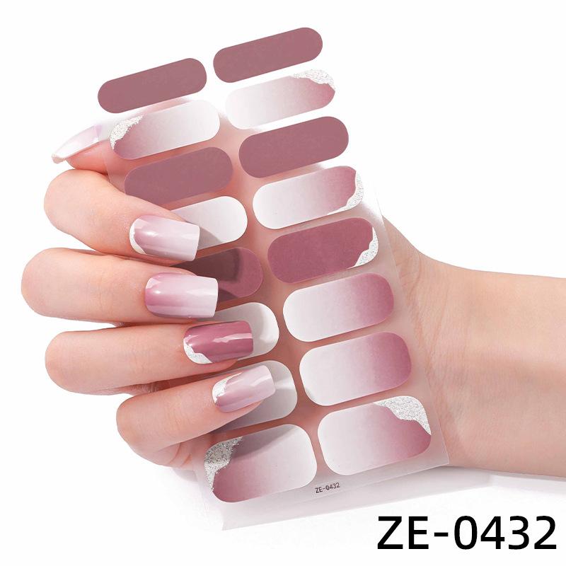 1/3pcs Women Hot Nail Sticker Plastic Sticker Nail Sticker Decals Art Casual Fashion Elegant Randomly